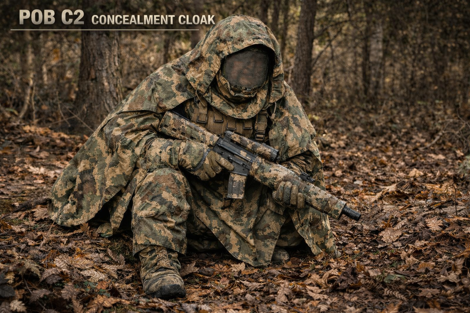 POB C2 Concealment Cloak — multispectral concealment system